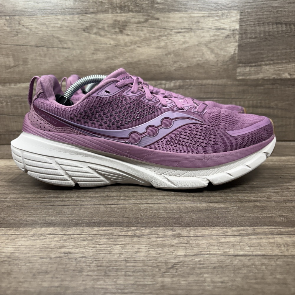 Saucony Guide 17 Purple Womens US Size 8.5 EUR 40 S10936-242 Running Shoes